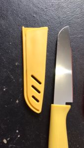 TERLARIS PISAU WARNA HT006 PJM085/ Pisau Dapur Kupas Buah Sayur Potong Tajam Stainless Steel Serbaguna Anti Karat Warna Warni