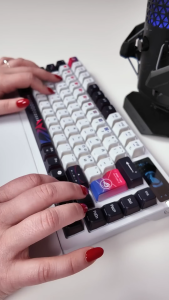 ROG Azoth X Wireless Gaming Keyboard — Hot-Swappable - Tri-Mode - Silicon Wrist Rest — Esports-Grade