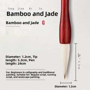 Professional Grade Wolf Hair Brush Set Calligraphy Brushes Large Regular Script Master Level Store Set Wolf And Sheep Hair