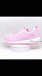 FIURI - Ando - REBECCA 33-40 PINK - Sepatu Kets Wanita - Sepatu Sneakers Wanita - Sepatu Olahraga Sport Wanita - Sepatu Casual - Sepatu Jogging Lari Fitness Gym Senam Wanita - Sepatu Anak Perempuan Cewek -Sepatu Sekolah Bertali SD SMP SMA