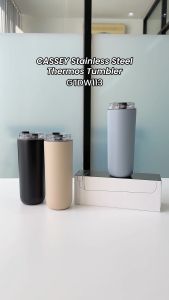 CASSEY Stainless Steel Thermos Tumbler – 580ml