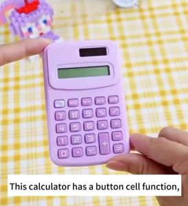 VILLA CURTAIN Cute Mini Cartoon High Value Portable Calculator