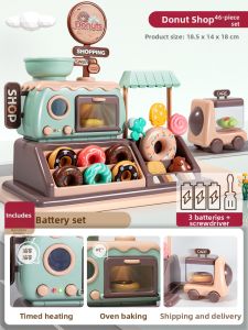 MABAOMABAO | Donut and Ice Cream Toy Cart for Kids
