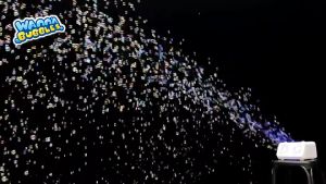 Electric Bubble Machine For Party Wedding Birthday Kids 26 Hole Automatic Bubbles Maker Machine Upgrade Bubble Blower with 2 Fans / 20000+ Bubbles Per Minute Portable Bubble Maker Operated By Plugin Or Batteries For Camping Party Stage Atmosphere Prop