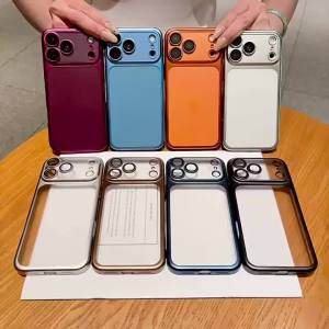 Ốp Lưng Nano Mờ Trong Suốt Cao Cấp Cho iPhone 13/14/15/16/17/18 Pro Max Với Bảo Vệ Ống Kính Mặt Lưng Cứng Mạ Điện