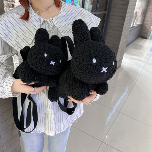 Cartoon Cute Dutch Rabbit Plush Bag Fall and Winter New Arrival Spoof Little Bunny Doll Handbag Shoulder Messenger Bag