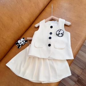 Sét vest bé gái hàng thiết kế 2 lớp kèm tag rời 12-32kg