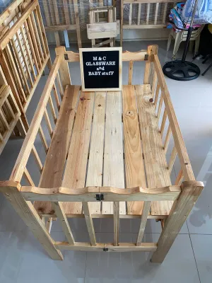 WOODEN CRIB ONLY