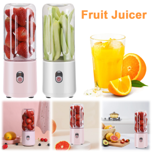 【Homelements】500ml Portable Juicer Cup USB Powered Smoothie Maker 120W Fruit Shakes Juicer Mixer Automatic Small Electric Juicer