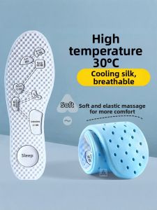 FASHEHAN | Anti-Odor Breathable Sweat Absorbent Ice Silk Shoe Insoles