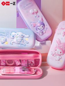 กล่องเครื่องเขียน 3 มิติความจุขนาดใหญ่สำหรับเด็กผู้หญิง กล่องเครื่องเขียนแบบพกพาสำหรับนักเรียนชั้นประถมศึกษา กล่องเครื่องเขียน Kawaii สำหรับเด็ก