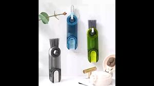 3 in 1 Cup Lid Cleaning Brush Cover Cleaning Brush Milk Bottle Cleaning Brush Kitchen Mini Cup Brush