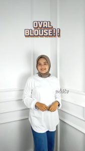 Baju Atasan Wanita Jumbo Molody Top Blus Kaos Katun Combed 24s Aplikasi Sablon S M L XL XXL 3XL Blouse Remaja Kekinian Ootd Casual Hijab Oversize