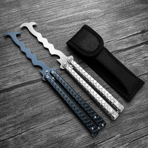 ตะขอทำความสะอาดยางรถตะขอหินสิ่งประดิษฐ์มหัศจรรย์สแตนเลสแบบพับเก็บได้ตะขอเกี่ยวหัวหินตะขอเกี่ยวใช้ในรถยางกันระเบิด