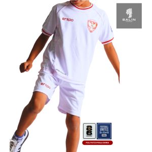 Jersey Erspo Anak Stelan Baju Bola Jersey Timnas Anak Umur 2-14 Tahun Bahan embos Brazil Bermotif Logo timbul 3D JERSEY ANAK