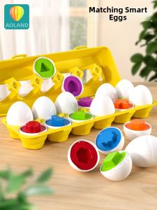 YAOLAN | Montessori Matching Intelligence Eggs Toys Early Education