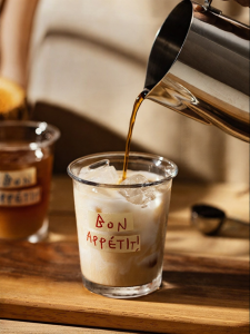 MODERN SWEETHOME | High-end Elegant Glass Coffee Cup for Home Use