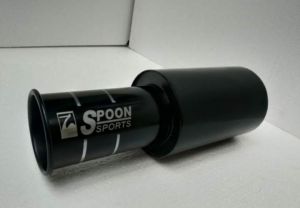 Knalpot mobil racing spoon sport racing mobil Black untuk mobil avanza ayla kijang agya honda biro honda jazz DLL