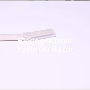 Eco-Friendly Wheat Straw Eyebrow Razor 3pcs Biodegradable Compostable Sustainable