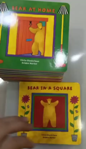 （9books）Barefoot Bear Collection  bear on a bike board book by Stella blackstone