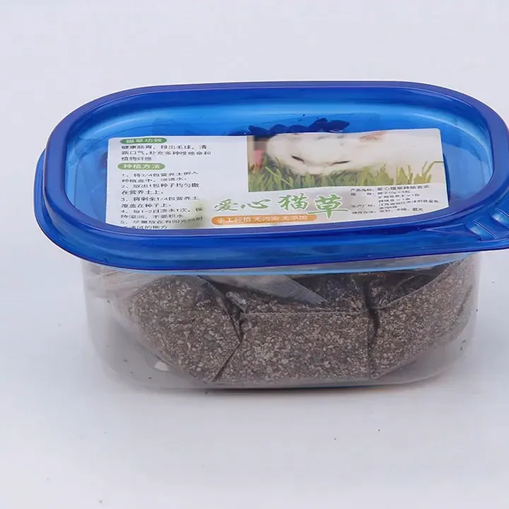 ชุดปลูกหญ้าแมว ข้าวสาลีพรีเมี่ยม สำหรับสัตว์กินหญ้า