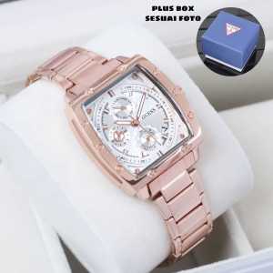 Jam Tangan Guess Wanita Rantai Stainless Exclusive & COD Bisa