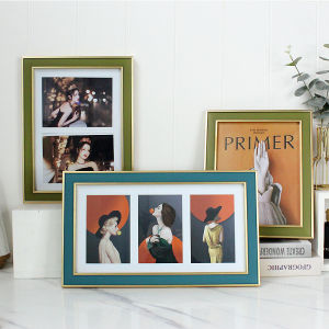 Giá Đỡ Ảnh Khung Cưới Trang Trí Nhà Đơn Giản Hiện Đại Bằng Gỗ Ép Màng Phim Hình Chữ Nhật Khung Ảnh Khung Cưới Khung Ảnh
