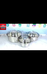 Nồi Inox lẻ 3 đáy dùng bếp từ SUNHOUSE SHG301 Size 16 bắt nhiệt tốt - Hàng chính hãng