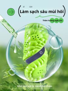 MICUI | Đệm Lót Giày Kháng Khuẩn Thoáng Khí Hấp Thụ Mồ Hôi Loại Bỏ Mùi Hôi Thảo Dược