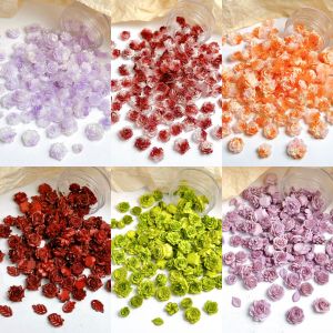 ชุดตกแต่งเล็บเรซิ่นรูปดอกไม้ 50 ชิ้น สีสันสดใส รูปดอกกุหลาบ ดอกโบตั๋น ใบไม้ ลายมินิมอล 3 มิติ สำหรับตกแต่งเล็บ DIY