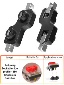 10/30/50/70/110pcs Kailh Hot Swappable Shaft Base Connectors Suitable for Outemu Mechanical Keyboard Shaft DIY Connectors