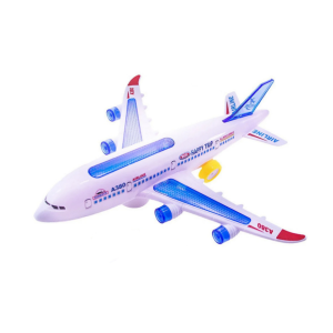 Đồ Chơi Máy Bay Chiếu Sáng Cho Trẻ Em Có Nhạc Và Đèn Máy Bay Giáo Dục Tự Động Tránh Chướng Ngại Vật Quà Tặng Cho Bé Trai Từ 3-12 Tuổi