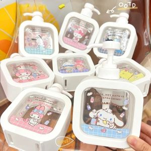 500ML Multipurpose Empty Liquid Soap Dispenser Storage Bottles Reusable Plastic Shampoo Lotion Press Pump Bottle