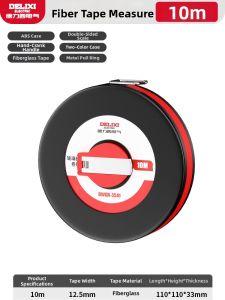DELIXI | Non-slip Fiber Measuring Tape Various Sizes