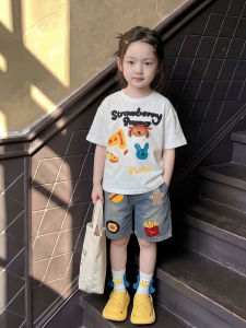 ZIRUIBABA | Fashionable Summer Girls Set T-Shirts and Shorts