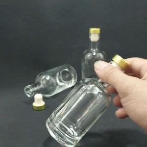 Chai Thủy Tinh Mini 100ML (combo 8 cái) – Lọ Thủy Tinh Nhỏ siêu trong – Vỏ chai rượu mini bỏ túi (mẫu F1)