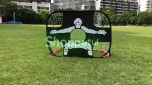 2 In 1 Gawang Sepak Bola Anak Lipat Gawang Bola Portable Gawang Lipat Anak Latihan Akurasi