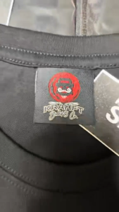 Krahft Sindik8 T-shirt "V1 - Threaded in Unity" True Black 100% Cotton