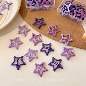 Bunda Choice-C1271 Jepit Rambut Bentuk Bintang Anak Perempuan / Jepitan Rambut Warna Warni Lucu