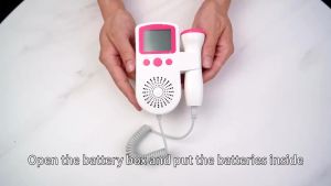 Doppler Fetal Heart Rate Monitor Home Use Lcd Baby Heartbeat Sound Detector