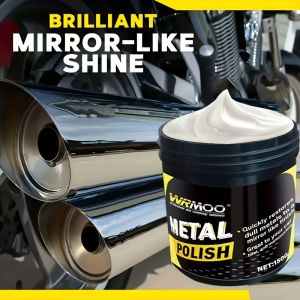 150g Metal Polishing Paste - Multi-Use Chrome & Metal Refinish Long-Lasting Protection Quick Remover for Cars Motorcycles