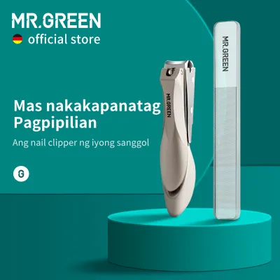 MR.GREEN Baby Safety Nail Clippers Nail Care Clippers Fingernail Cutter Newborn Baby Convenient Nail File Manicure Tools