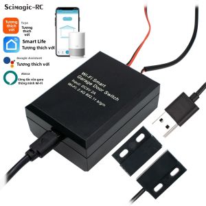 Thiết Bị Mở Cửa Gara Thông Minh Tuya WiFi 5V Điều Khiển Bằng Giọng Nói Tương Thích Với Alexa Google Home Ứng Dụng Di Động Điều Khiển Từ Xa Cho Smart Life