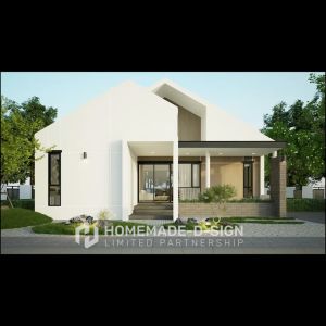 บ้านชั้นเดียวโมเดิร์นพรีเชียส MP03 โฮมเมดดีไซน์