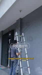 REAIM Tangga Telescopic 2.7M-5.1M Portabel: Solusi Tangga Lipat Aluminium Teleskopik