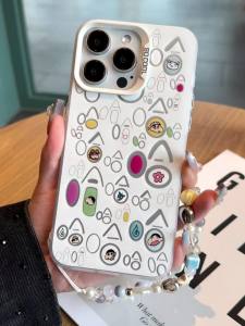 Colorful Fun Haha Xiaoxin Phone Case Suitable for vivo V40 SE V30 Pro V30 Lite V27e 5G V27 Pro V17 Neo T3 Lite T2x Silicone Anti Drop and Seismic TPU Soft Shell with Rope