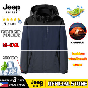 JEEP SPIRIT Outdoor Mens Trench Coat: Fashion & Function