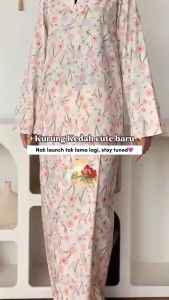 ZOE ARISSA Antiara Kurung Kedah 2026 Raya Baju Kurung Moden Set Floral Murah Perempuan Edisi Terbaru Wudhu Friendly New Available in Bluepink/ Green/ Lilac/ Pink/ Black/ Blue/ Khaki/ Red Baju Kurung Eid Collection & Wearing Daily - Made for Every Body