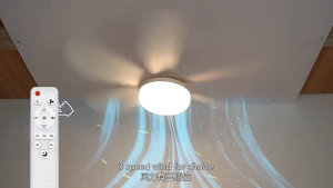 TIMSOT E27 LED Ceiling Fans With Lights 3-Color 3-Speeds Dimmable with Remote Control 6 fan blades Fanlight Easy Installation