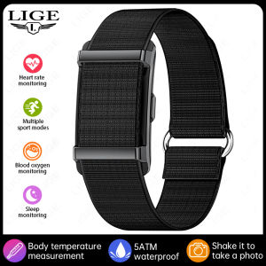LIGE | Sport Tracker Smart Bracelet New Fitness Heart Rate Blood Oxygen Monitor Pedometer Call Reminder Smartwatch Band for Men Women